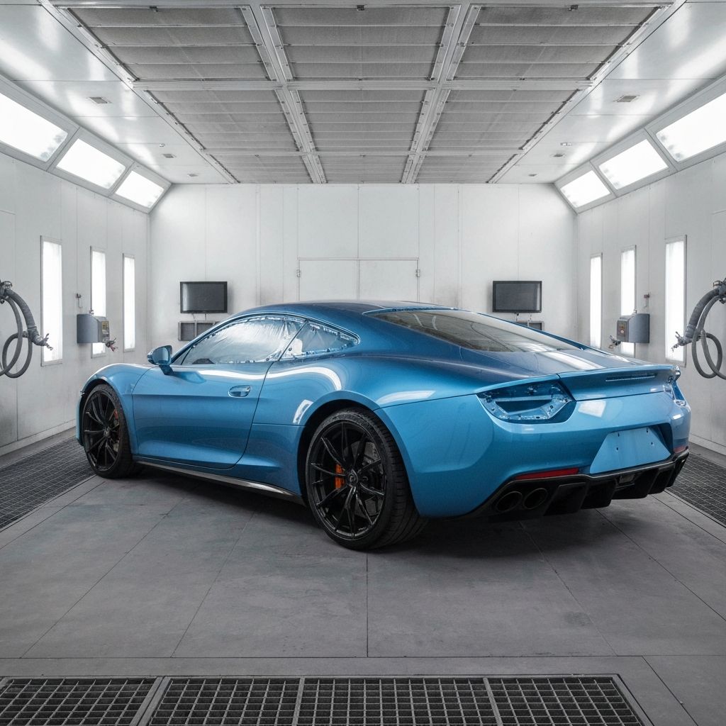 Professional paint booth