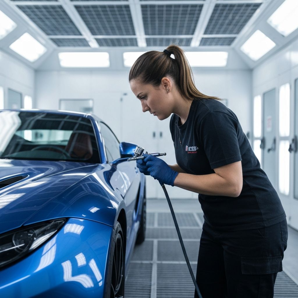 Professional paint booth